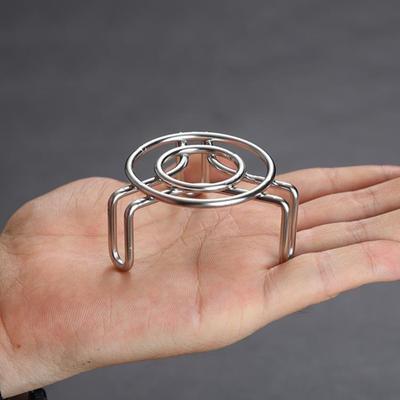 Mini Round Steamer Rack Stainless Steel Pot Trivet Small Steaming Pot Pan Cooking Stand for Cooking Baking Steaming