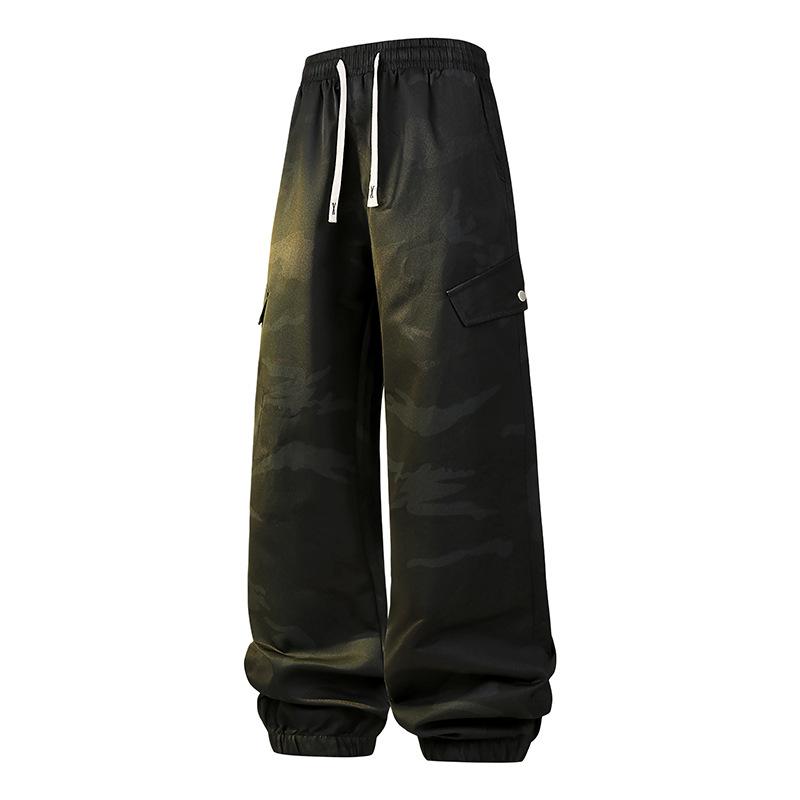 Men's Casual Pants Autumn Thin Trendy Brand American Loose Straight Pants
