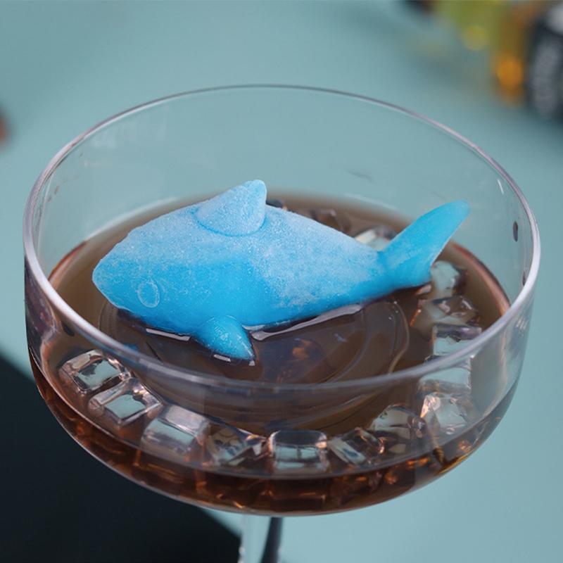 Shark Milk Jelly Silicone Mold Ice Mold Crocodile Baking Diy Mold Pudding Mousse Cake Mold Home Bar Kitchen Supplies