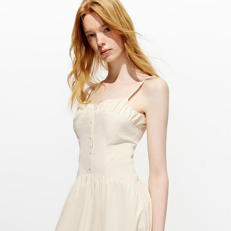 ONLY Women's Adjustable Strap Pleated Midi Dress