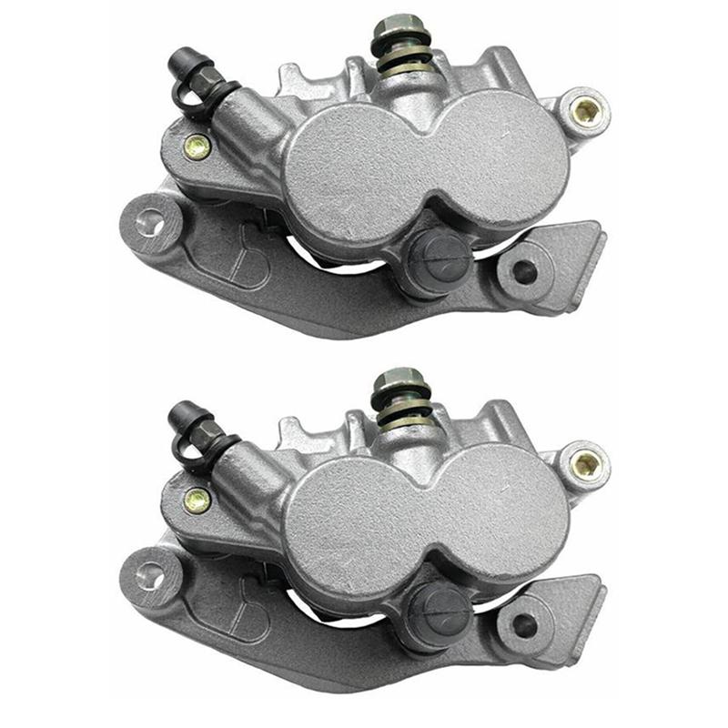 NEW-Front Brake Caliper 2PCS 45150-KCY-671& 45150-K28-911 For Honda CR125R 1986-2003& CR250R 1995-2003 Motorcycles Accessory