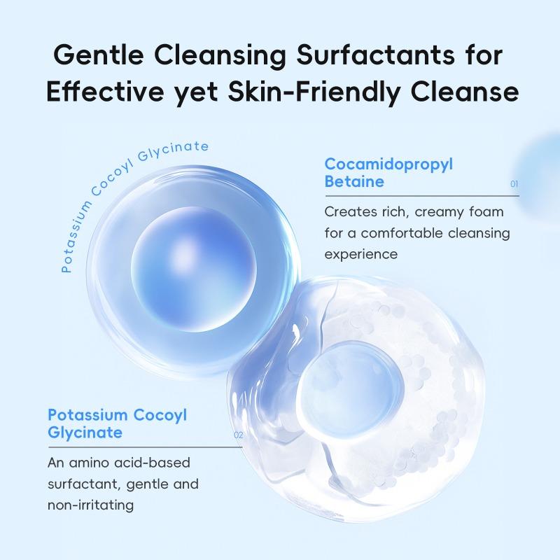 LAIKOU Hyaluronic Acid Collagen Facial Cleanser 50g Cleanses Pores and Hydrate