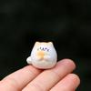 Mini Resin Cat Figurine Cute Cat Animal Models Miniature Ornaments for Cake Topper Micro Landscape Dollhouse Garden Home Desk Decor