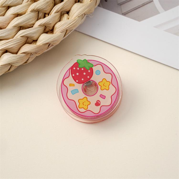 Cartoon Acrylic Double-Sided Clip: Multi-Functional Student, Snack, Memo, and Storage Clip