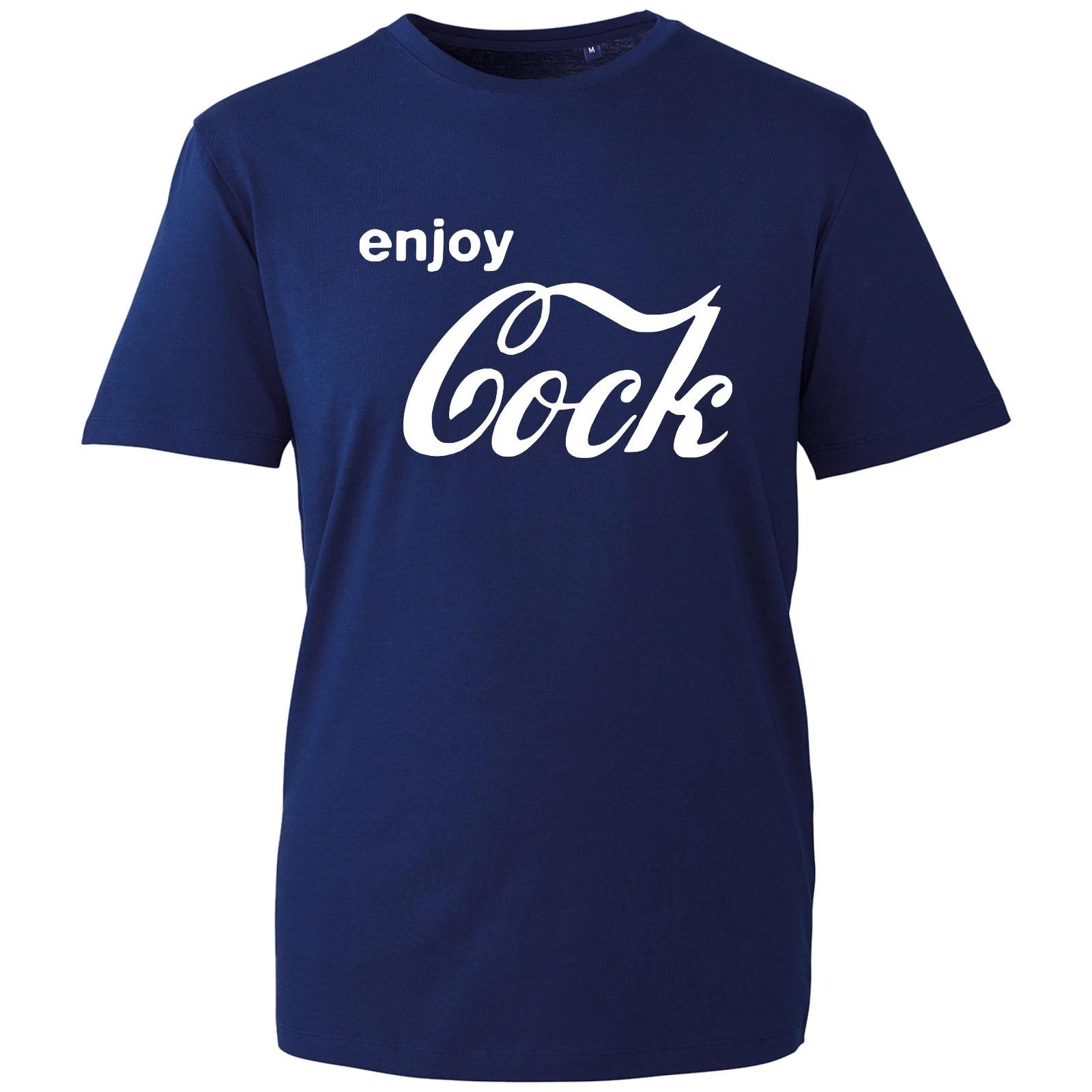 

Enjoy Cock T-Shirt Funny Drink Parody Humor Top Latest Men s Gift Unisex Tee 4XL