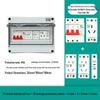 HT-Circuit Waterproof Outdoor Distribution Box for Construction and Household Electric Metering, Surface Mounted Switch Box.
