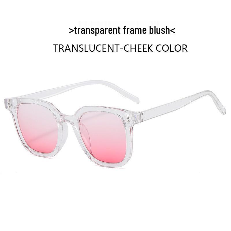 Dámské sluneční brýle s velkým rámem ve stylu korejských influencerů