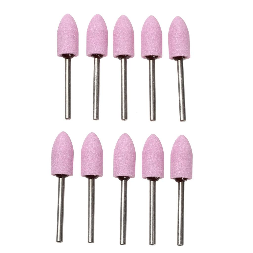 Vitrified Mounted Grinding Stone Pack of Polishing and Grinding Tools x 13 x Bullet Monopa! PW, 10, (#100 10 3, Shape)