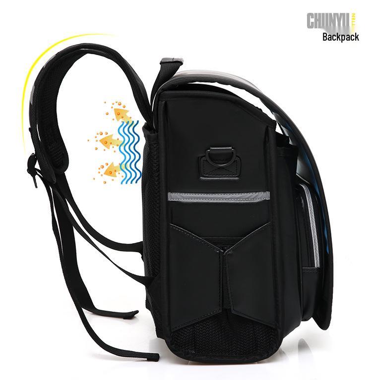 Children's Waterproof Backpack for Grades 1-6 – Japanese Style with Double Shoulder Spine Protection