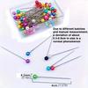 100pcs New DIY Sewing Needle Embroidery Patchwork Tool Sewing Bead Pins with Storage Case Handmade Safety Pin Sewing Accessory