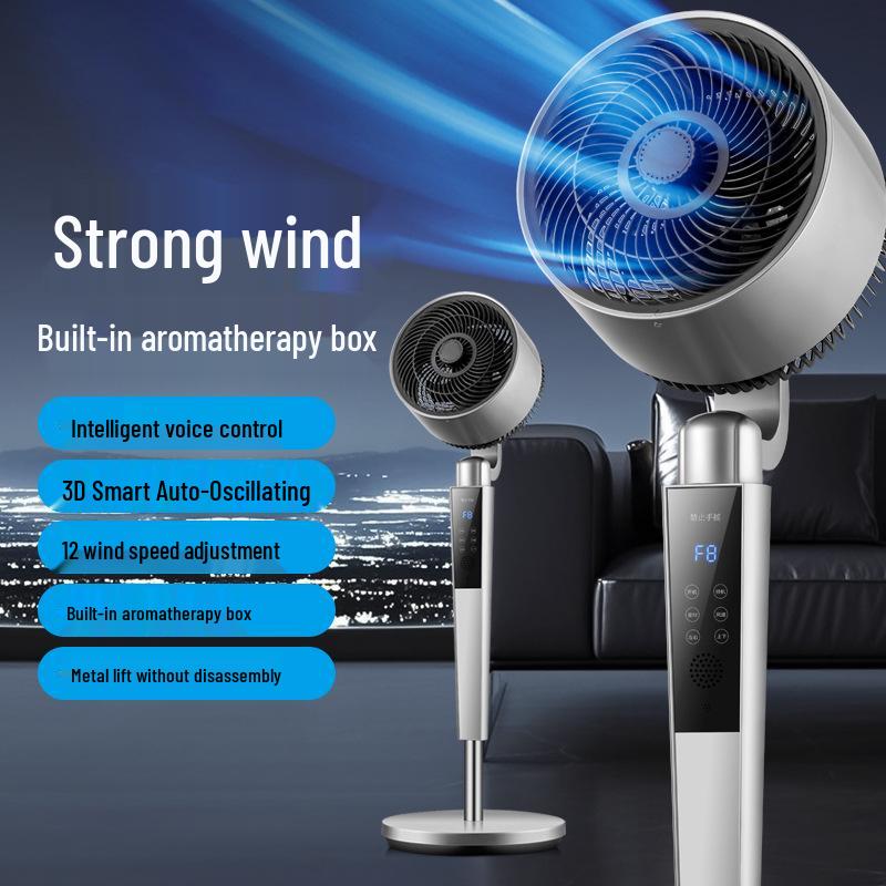 Ventilatore da terra verticale ultra silenzioso con telecomando e timer