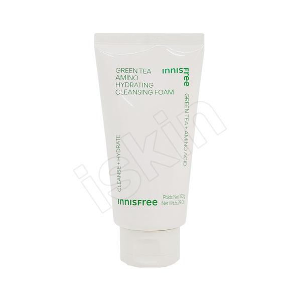 Innisfree Green Tea Amino Увлажняющая очищающая пенка 150 г