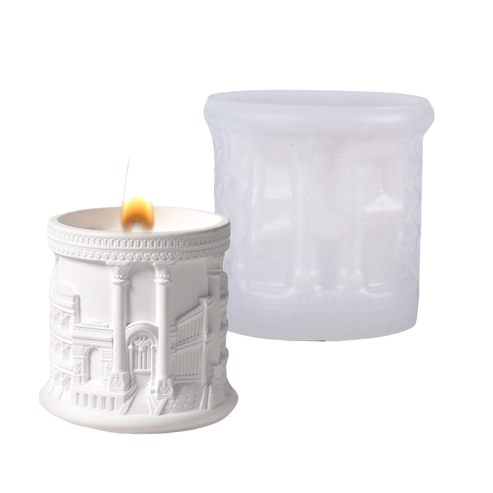 

Силиконовая форма для изготовления свечей и изделий из смолы, римская уличная чашка для хранения, рукоделие, скандинавский дизайн, домашний декор, для использования