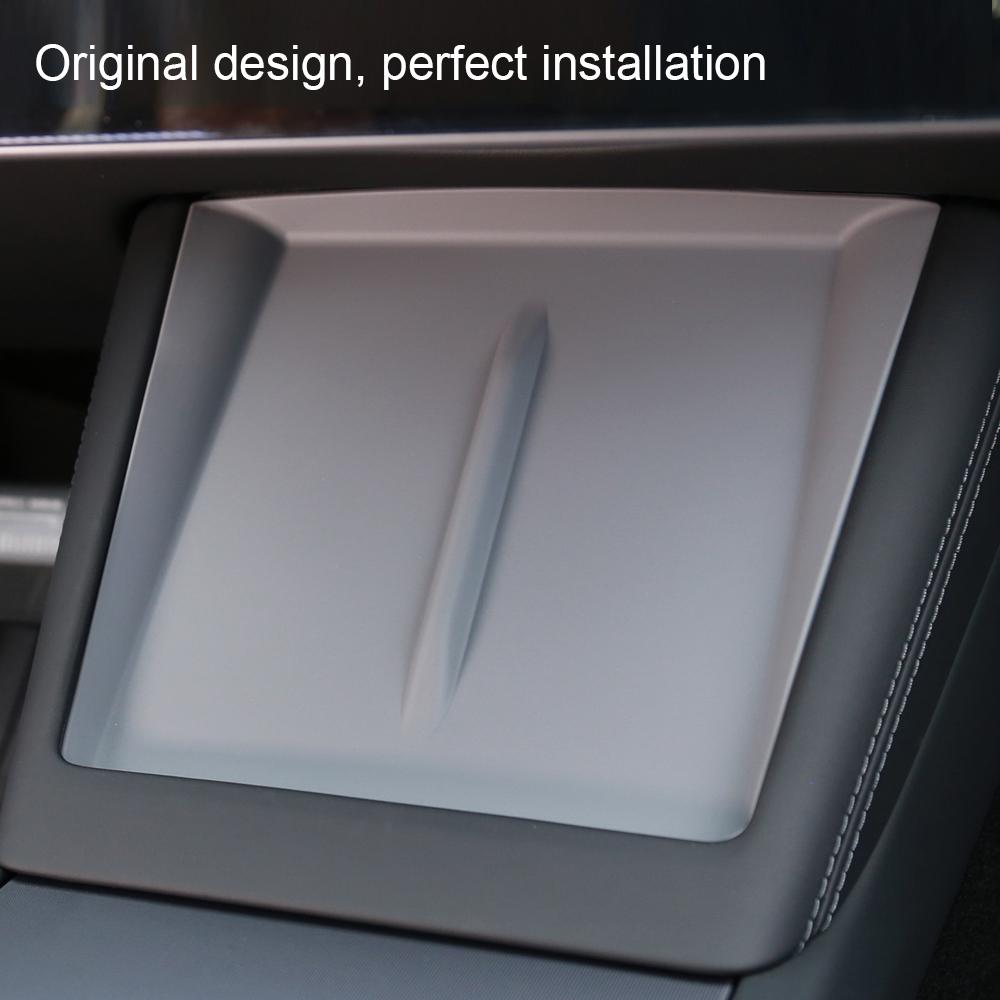Wireless Charging Pad For Tesla Model 3 Highland 2024 Model Y Juniper 2025 Center Console Mat Accessories Silicone Phone Mount