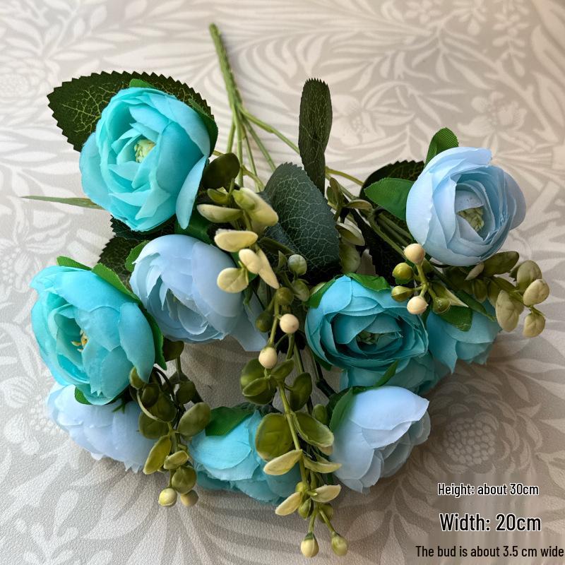 Artificial Wedding Bouquet: Rose & Chrysanthemum Ornament
