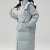 Women's Mid-Length Hooded Thick Winter Down Jacket