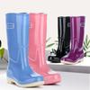 New Version of Fashionable Women's Waterproof Rain Shoes Versatile Trend Comfortable Wear-resistant Warm Water Shoes Camping