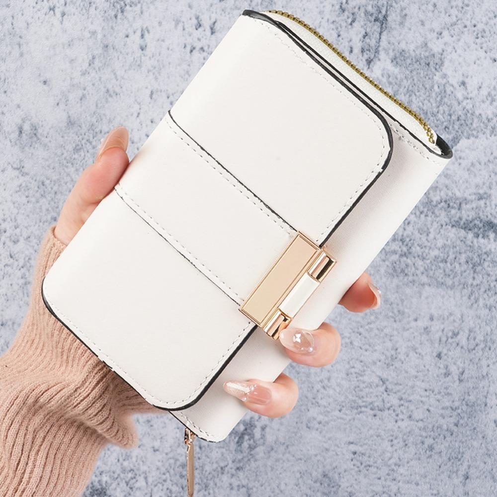 New Zipper Closure Women Wallet Large Capacity Multi-functional Large Capacity Billfold Multi-card Slot Wallet Women Girls