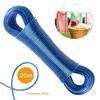 Corda para secar roupa, corda de 787,4 polegadas 3mm, estendal de jardim, corda de pano de PVC com fio de aço, acessórios de acampamento para viagens ao ar livre
