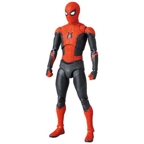 MAFEX No. 194 Spider-Man Upgraded Suit (No Way Home) - Approximately 150mm Tall, Non-Scale, Pre-Painted Action Figure