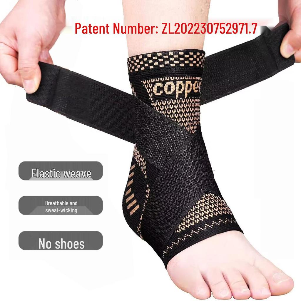 Copper Fiber Breathable Sports Ankle Support