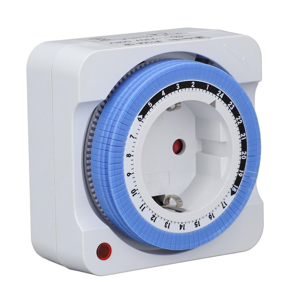 Zeitschaltuhr Steckdose Automatische Zeitsteuerung Lichtausgang 24 Stunden Mechanischer Steckdosen-Controller