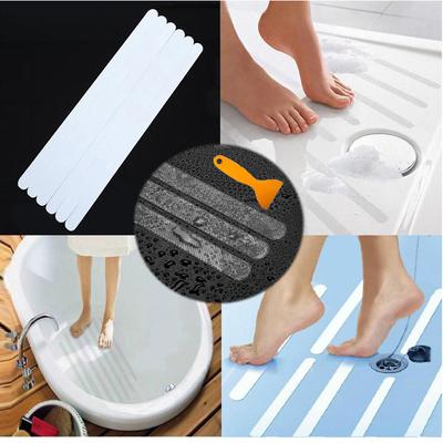 20 stücke Bad Rutschfeste Aufkleber Bad Badewanne Dusche Zimmer Treppen Boden Transparent Wasserdicht Rutschfeste Streifen