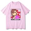 Dandadan Ayase Momo T-shirt DONNA Fantasy Kawaii/Carina T-shirt prevalenti 100% cotone T-shirt estive casual a maniche corte Cartone animato