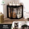Bamboo 2-Tier Stackable Kitchen Storage Rack
