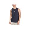Skechers Round Neck Soft Breathable Sports Trend Knitted Sleeveless Vest Men Tops Odyssey-Gray P223M110-026R