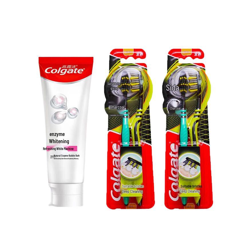 Colgate Refreshing White Peach Whitening Toothpaste Set