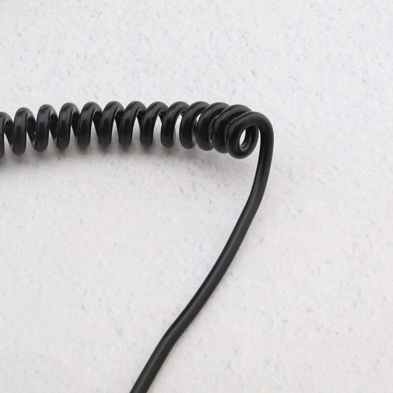 D-Tap to DC5.5x2.1MM Right Angle Coiled Cable Monitors Power Cable for Bmcc Bmpc Camera Power Cord 35cm Unstretched Wire