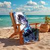 1pc Tomioka Giyuu Beach Towel, Comfortable and Thick, and Swimming/Bath/Picnic/Camping Towel, Suitable for Seaside Beaches