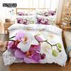 Flowers Duvet Cover Set, Fashion Flower Bedding Set, Soft Comfortable Breathable Duvet Cover, For Bedroom Guest Room Decor