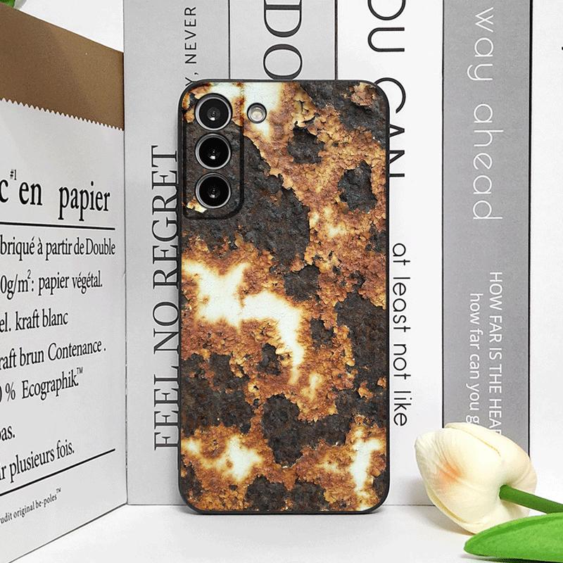 Creative Rusty Metal Surface Pattern Phone Case for Samsung Galaxy A56 A14 A55 A16 A54 A36 A53 A52 A51 5G Shockproof Soft Cover