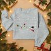 Christmas T-Shirts And Sweatshirts, Women'S Sweatshirts, Long-Sleeved Pullover Sweatshirts, Women'S Long-Sleeved Tops