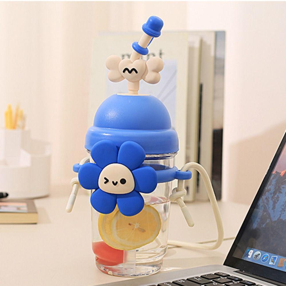 

Plastic Water Cup Cute Tea Kettle Drinkware Water Bottle Student Style 1