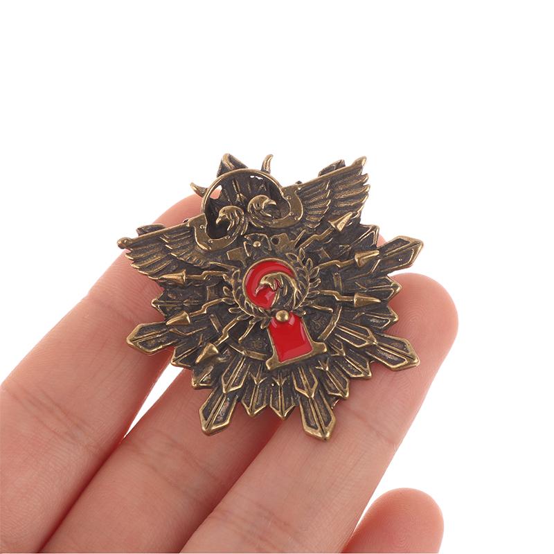 Warhammer 40K Imperial Guards Mark Of The Ten Thousand Badge Brooches Commemorative Jewelry Gift