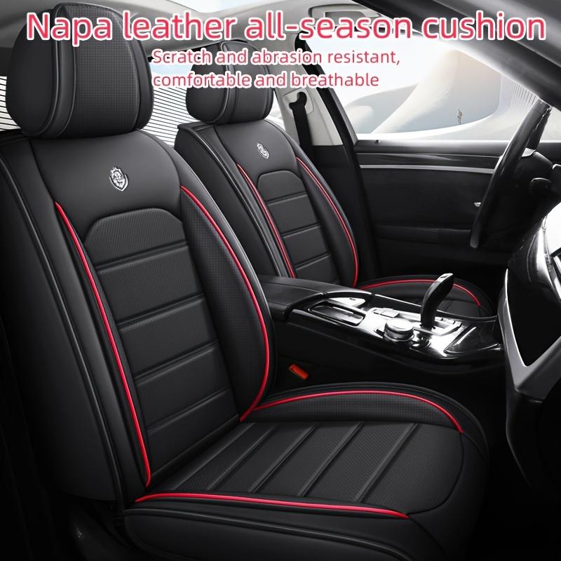 For Four Seasons Universal All-inclusive Cushion Nappa Leather Scratch-resistant Wear-resistant Comfortable Breathable Seat Cush