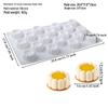 6-Cavity Flower & Heart Silicone Mousse Mold for Chocolate and Cakes