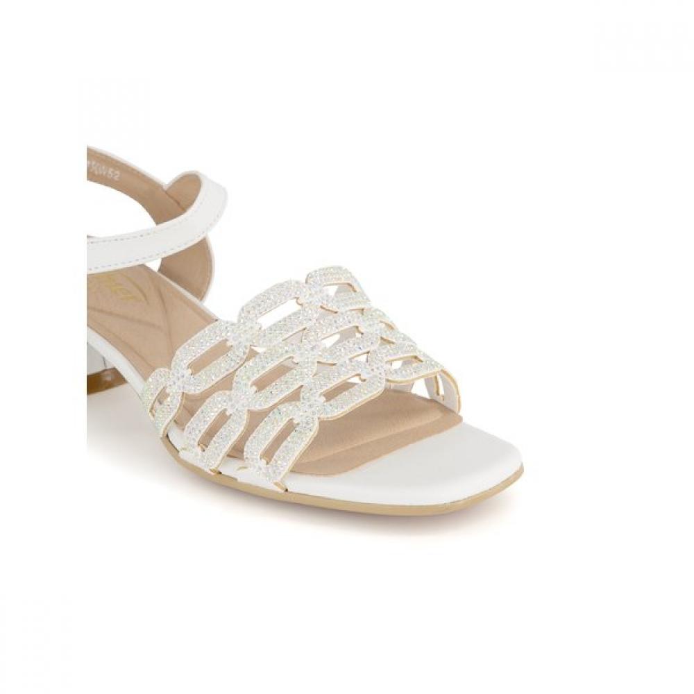 Vainer White Women S dreSS SandalS A390e0v1wb