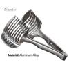 Potato Slicer Handy Extensive Use Food Grade Kitchen Fruit Tomato Clip Holder for Home