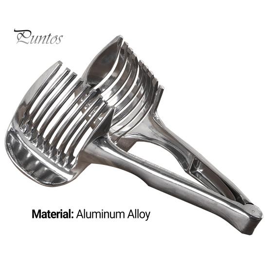 Potato Slicer Handy Extensive Use Food Grade Kitchen Fruit Tomato Clip Holder for Home