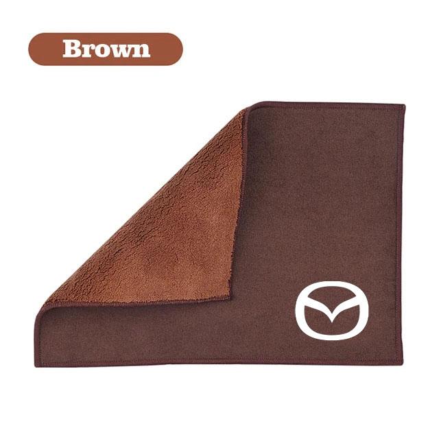 

Microfiber Car Drying Towel Suede Coral Velvet Car Cleaning Cloth For Mazda 2 3 4 5 6 7 8 323 626 CX3 CX5 CX7 CX9 RX8 MX3 MX5 коричневый