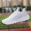 2025 Spring New Flyknit Breathable Running Shoes Sports Women Casual Shoes Soft Bottom Couple Models Men and Women Small White Shoes