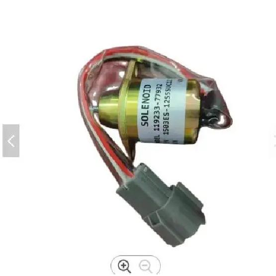 1503ES12S5SUC5S 119653-77950 119233-77932 1503ES-12S5SUC12S Stopp-Magnetventil Für Yanmar Dieselmotor 4tnv94 Abschaltsolenoid