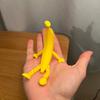 1PC 3D Printed Naughty Banana, Refuse Anxiety, Banana-free Desktop Ornament Gift, Movable Joints, Minions
