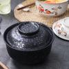 With Lid Japanese Style Ceramic Ramen Bowl 750 Ml Instant Noodle Bowl Household Soup Bowls  Home