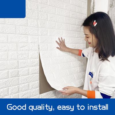 70X100cm 3D Wandaufkleber Selbstklebende Ziegelimitat Aufkleber Schlafzimmer Dekoration Wasserdichte Papier Ziegel Stein Tapete