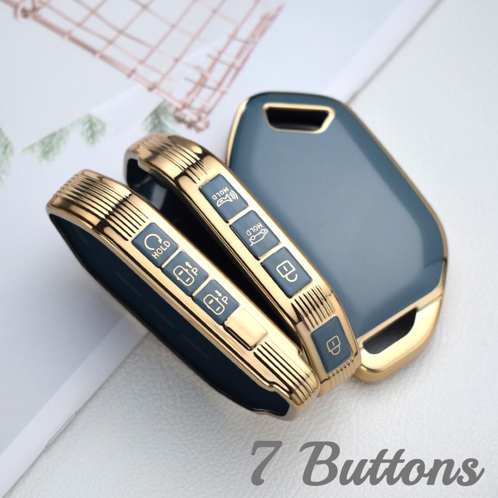 New Key Case for Kia Sorento Morning Ev9 Protector Holder Soft TPU Key Case for Kia Picanto Ev9 Accessories 2024